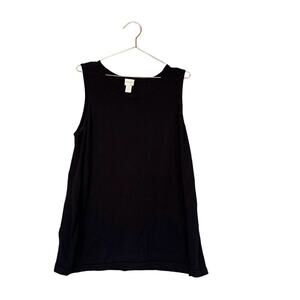 Chico's Black Sleeveless Shell Top - Size 4 (XL)